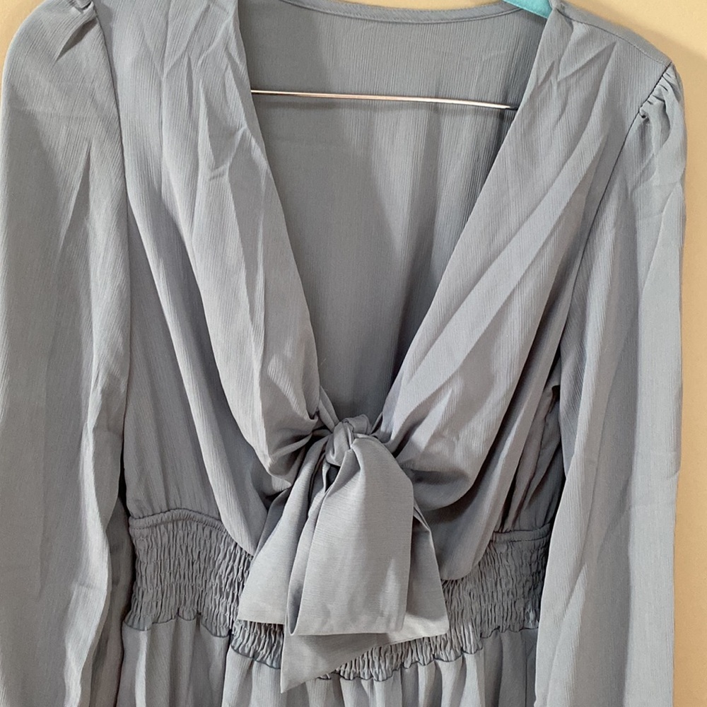 DRESS | dusty blue - Picture 4 of 8